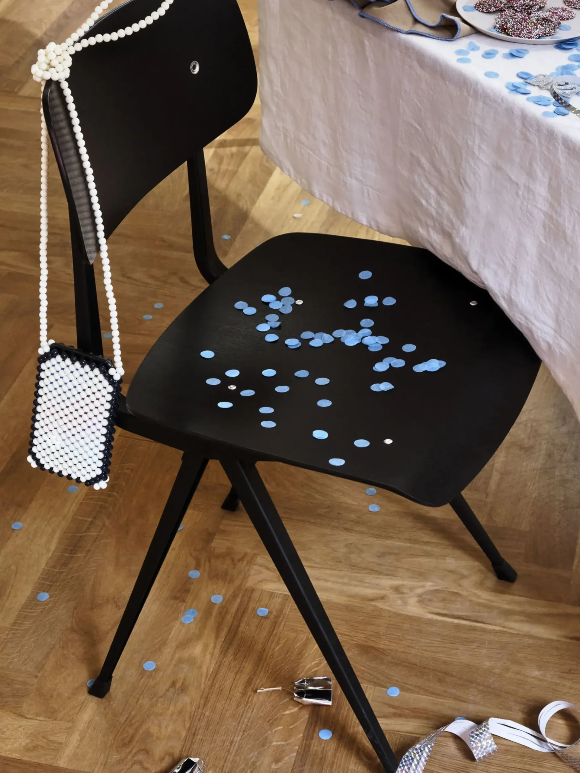 Porte-Telephone Perla Plastique / Mini Sacoche En Perles - Fait Main - Hay