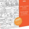 Poster A Colorier Papier Blanc Noir / 100 X 70 Cm - Omy Design & Play