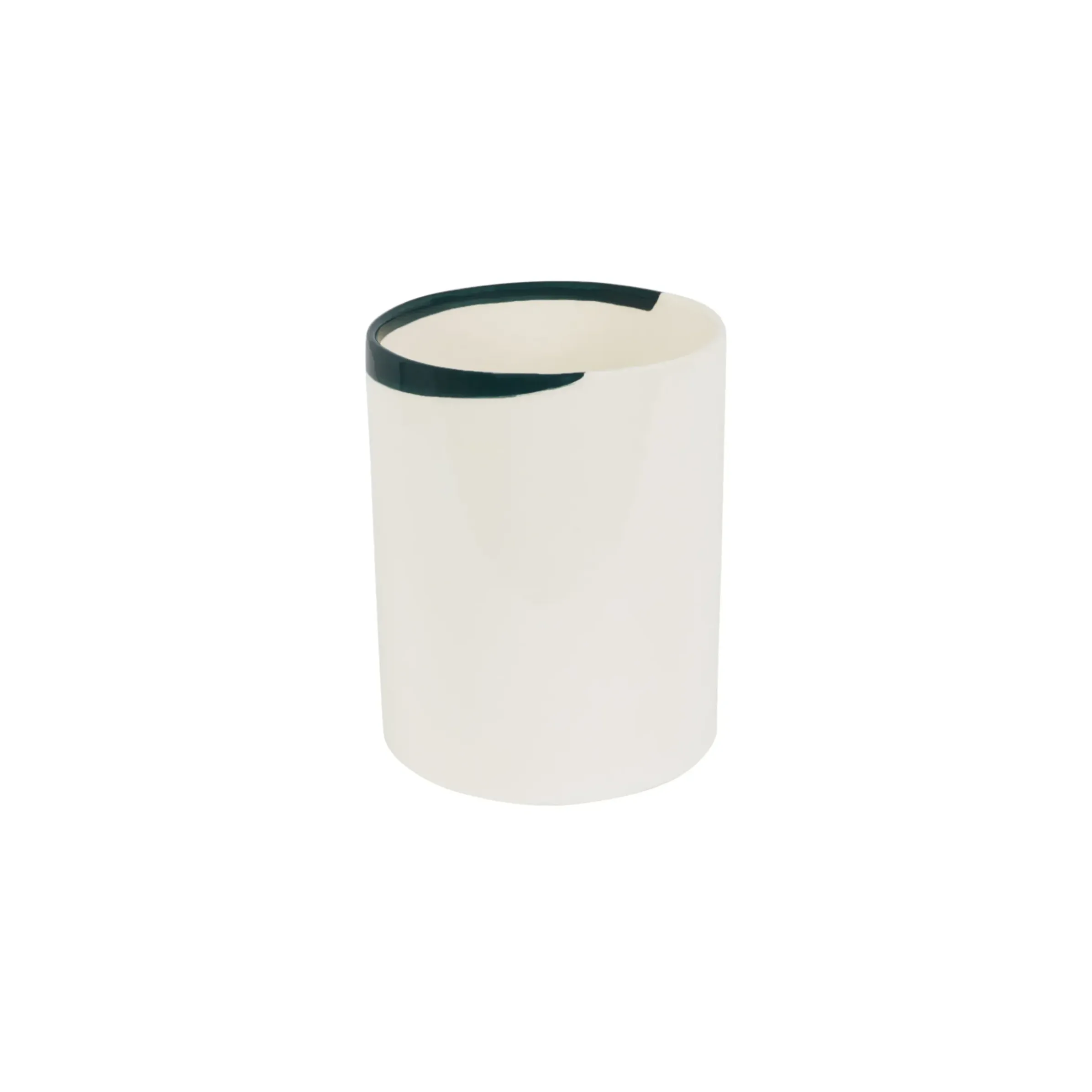 Pot A Couverts Esquisse Ceramique Bleu / H 19 Cm - Ceramique - Maison Sarah Lavoine