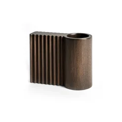Pot Cities - Kabul Bois Naturel / Sculpture En - Fait Main - Ethnicraft