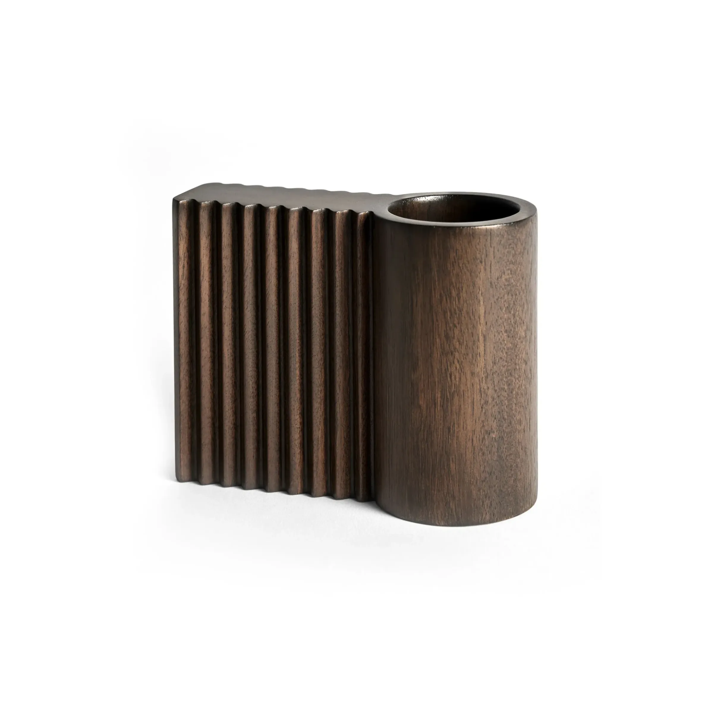 Pot Cities - Kabul Bois Naturel / Sculpture En - Fait Main - Ethnicraft