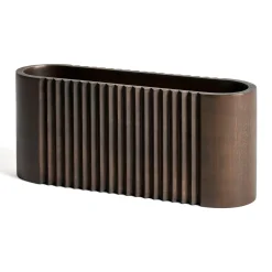 Pot Cities - London Bois Naturel / Sculpture En - Fait Main - Ethnicraft