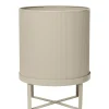 Pot De Fleurs Bau Large Metal Beige / O 28 Cm - Metal - Ferm Living