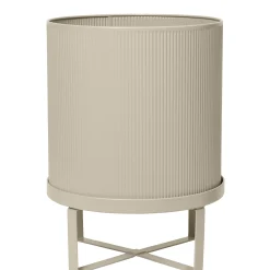 Pot De Fleurs Bau Large Metal Beige / O 28 Cm - Metal - Ferm Living