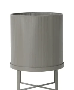 Pot De Fleurs Bau Large Metal Gris / O 28 Cm - Metal - Ferm Living