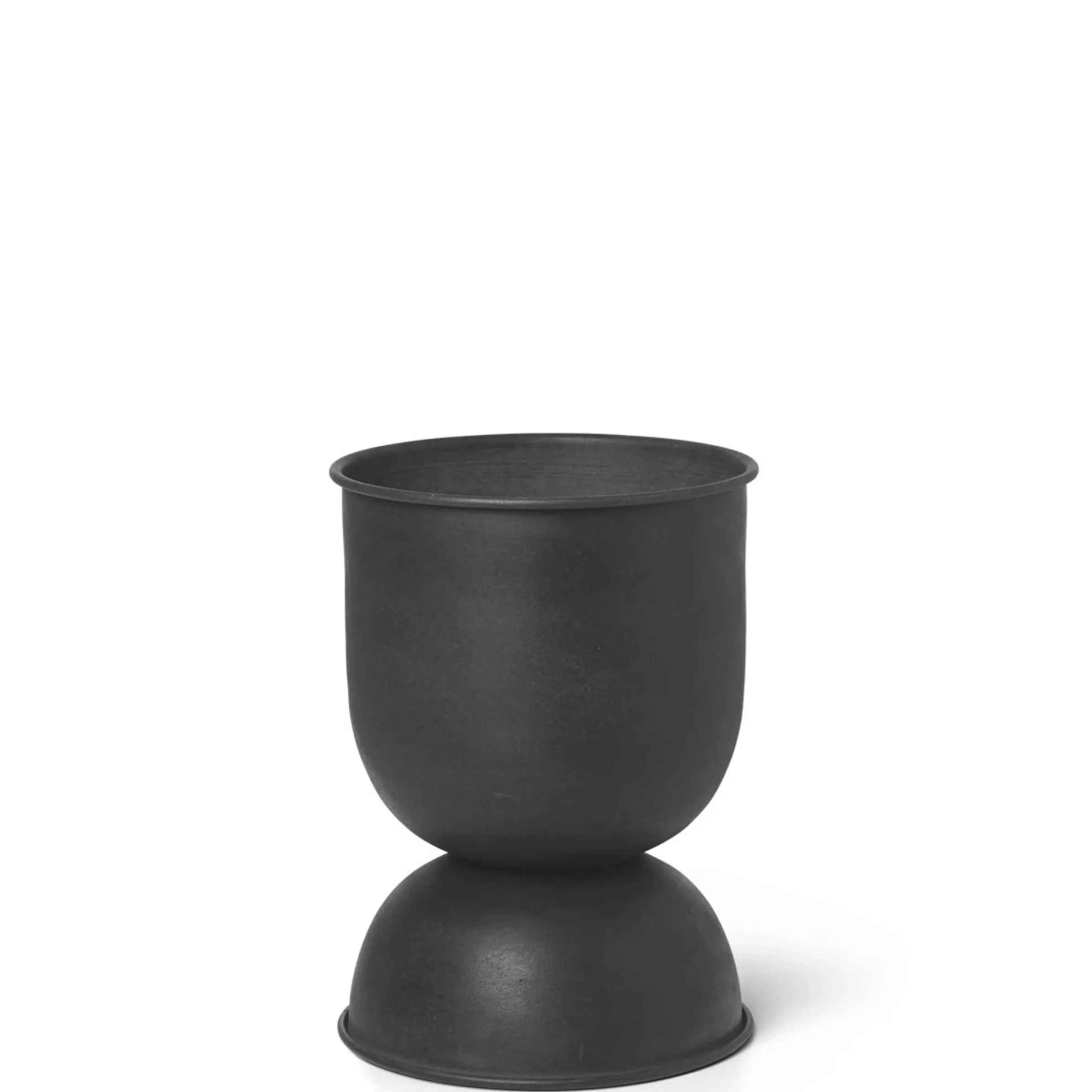 Pot De Fleurs Hourglass Extra Small Metal / Metal - O 21 X H 30 Cm - Ferm Living