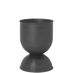 Pot De Fleurs Hourglass Small Metal / Metal - O 31 X H 42,5 Cm - Ferm Living