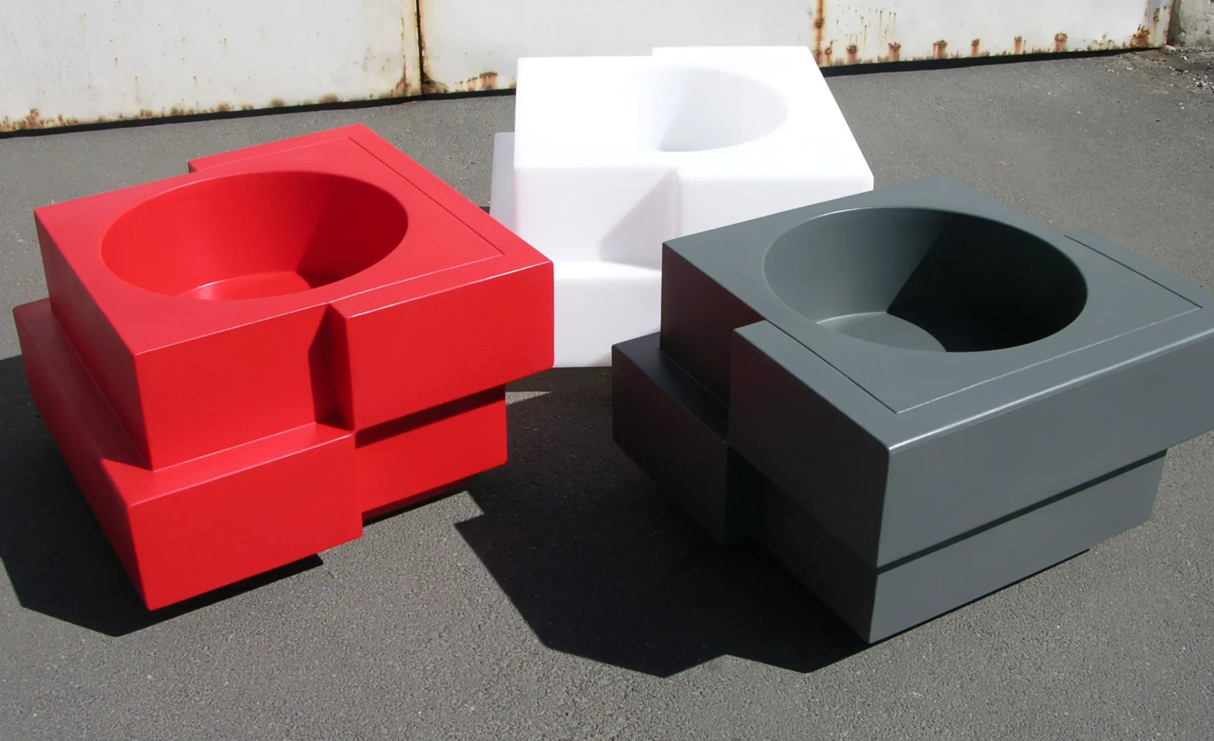 Pot De Fleurs Lumineux Cubic Yo Lumineux Plastique- Slide