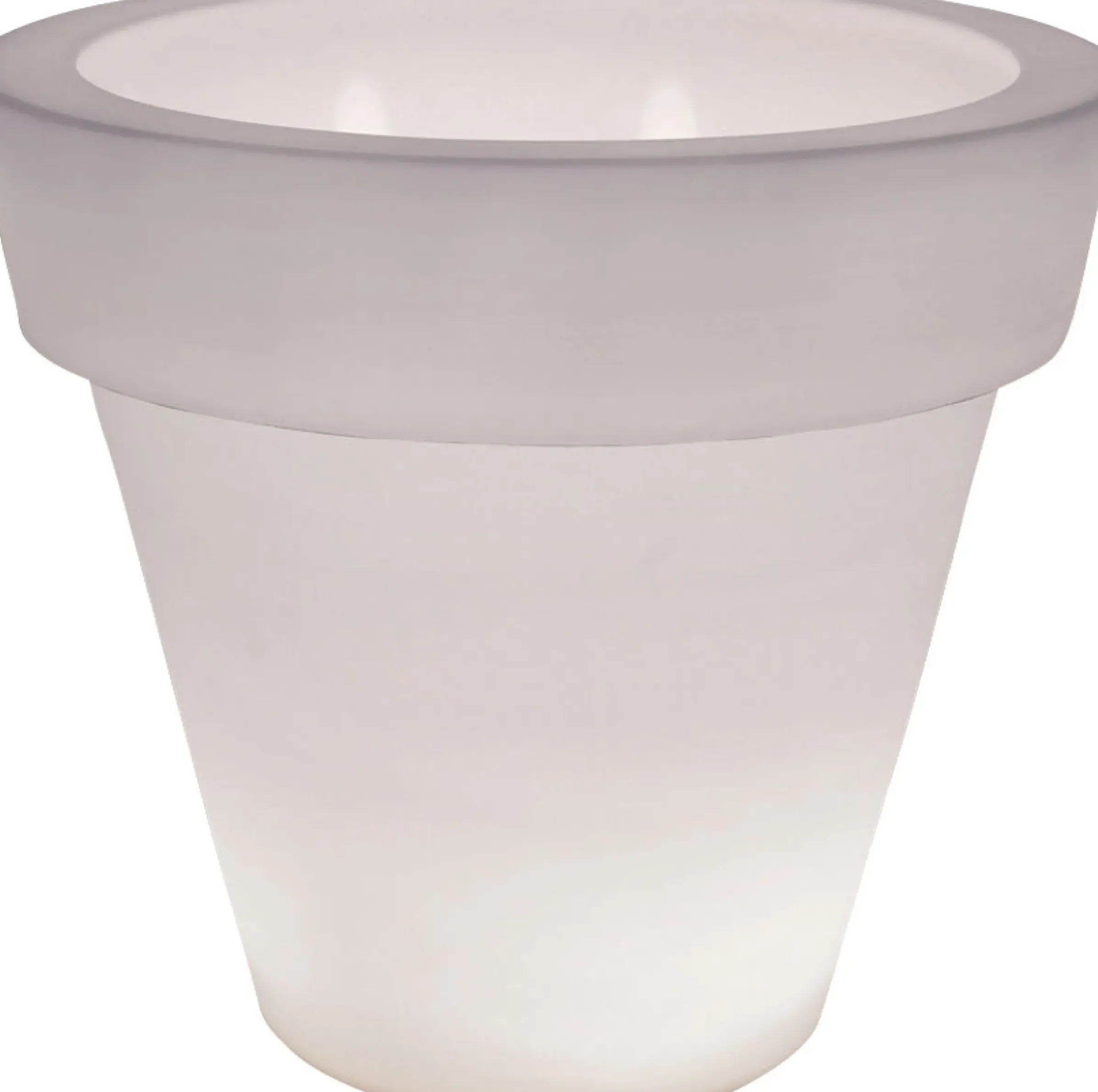 Pot De Fleurs Lumineux Vas-Two Light Plastique - Serralunga