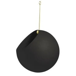Pot De Fleurs Suspendu Globe Small Metal/ O 17 Cm - Metal - Aytm