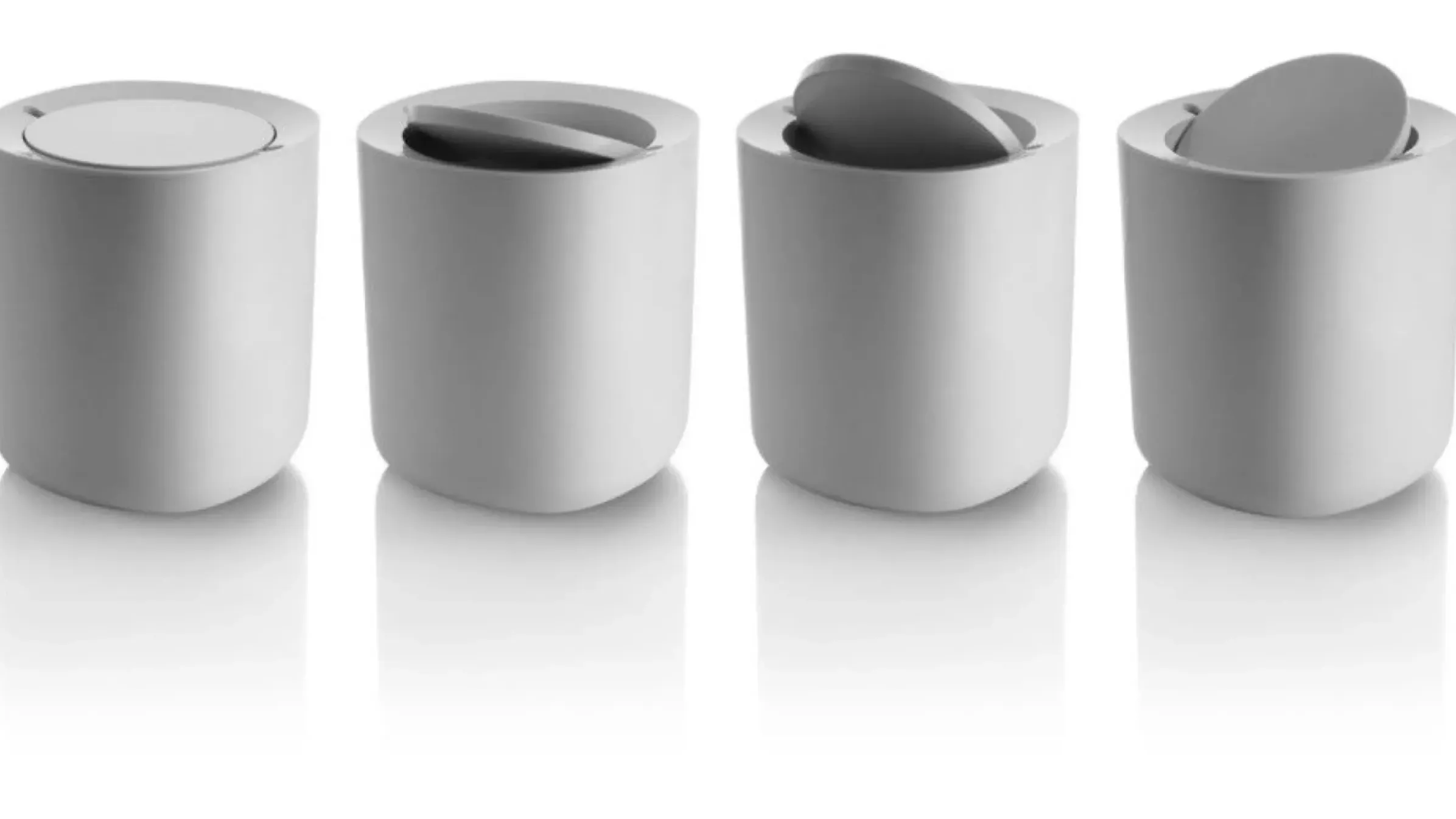 Poubelle Birillo Plastiquesalle De Bains - H 21 Cm - Alessi