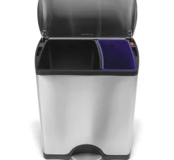 Poubelle De Tri Deluxe Recycle Metal / 46 Litres - Simple Human