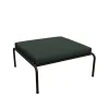 Pouf Avon Metal Tissu Vert - Houe