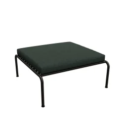 Pouf Avon Metal Tissu Vert - Houe