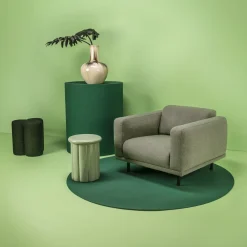 Pouf Clover Tissu/ Tissu Bouclette - Pols Potten