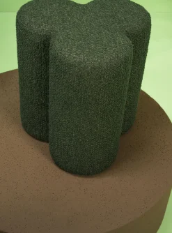 Pouf Clover Tissu/ Tissu Bouclette - Pols Potten