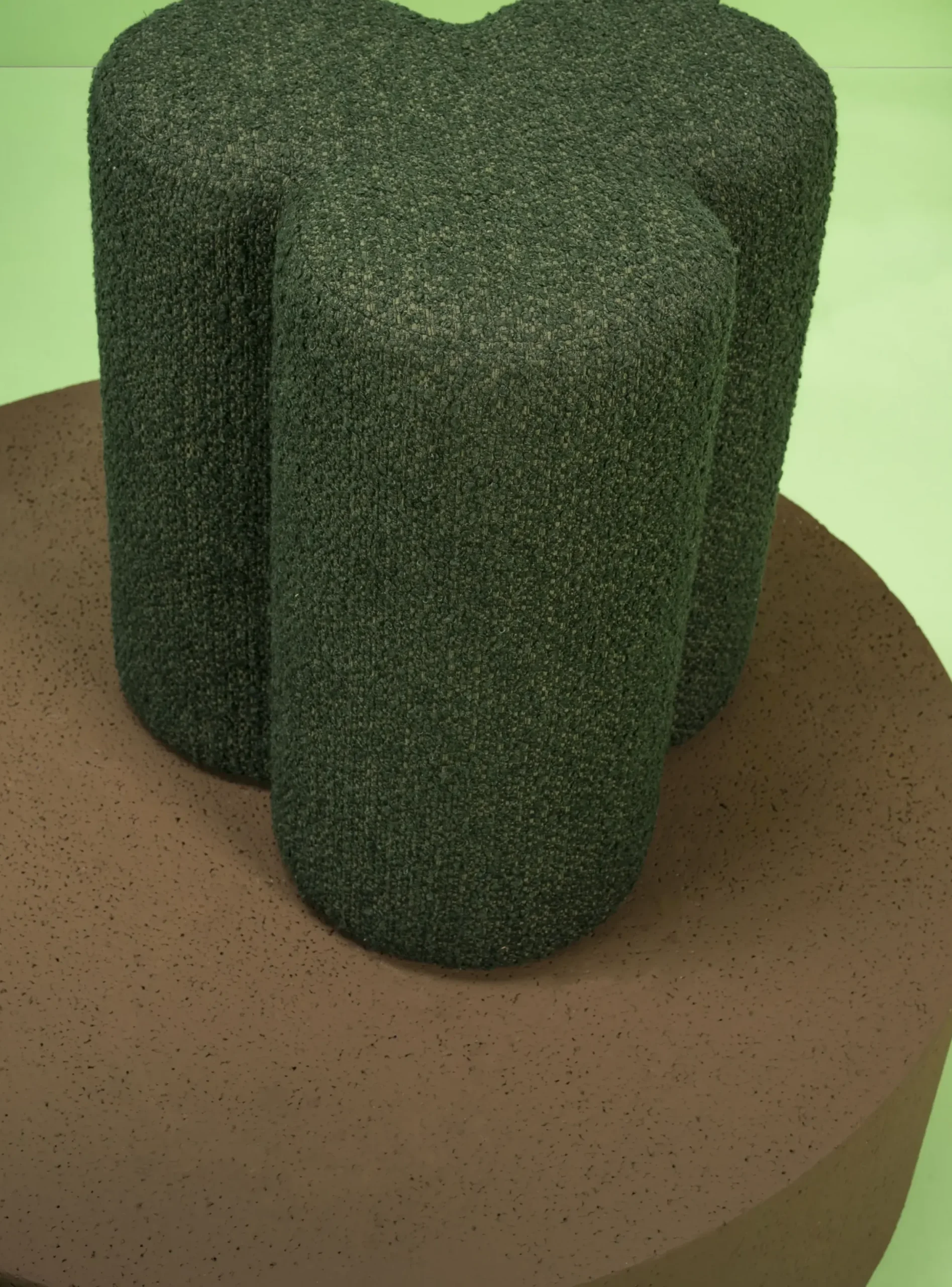 Pouf Clover Tissu/ Tissu Bouclette - Pols Potten