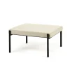 Pouf Curve Tissu Blanc Beige / Repose-Pieds - 67 X 62 Cm - Serax