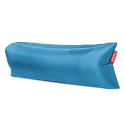 Pouf Gonflable Lamzac 3.0 Tissu Bleu / L 200 Cm - Polyester - Fatboy