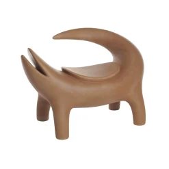 Pouf Kroko Bio Plastique Beige / L 110 Cm - Bioplastique - Slide