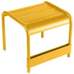 Pouf Luxembourg Metal Jaune / Table D'Appoint - L 42 Cm - Fermob
