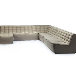Pouf N701 Tissu/ 70 X 70 Cm - Ethnicraft