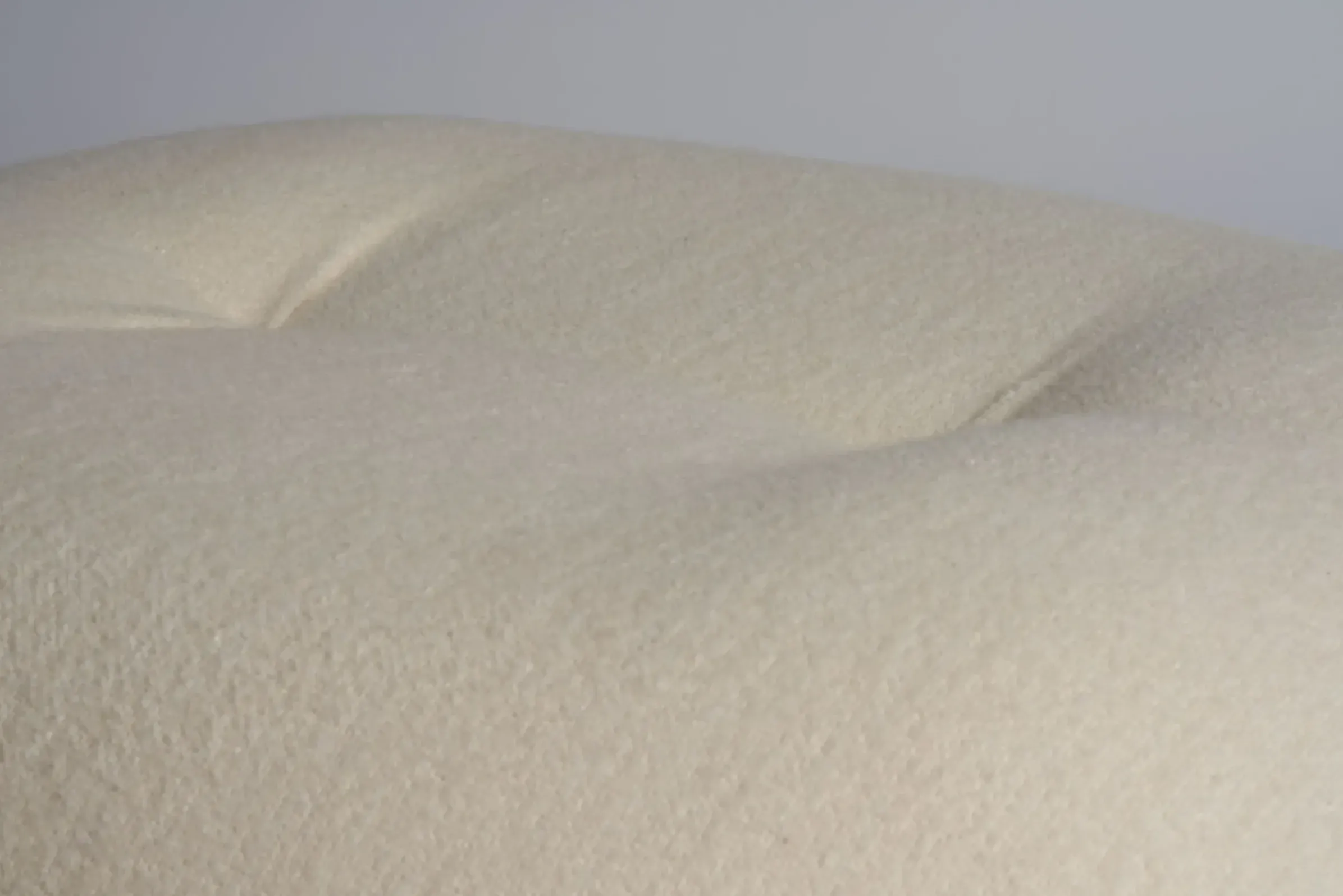 Pouf Pacha Tissu Blanc / Pierre Paulin - Reedition 1975 - Gubi