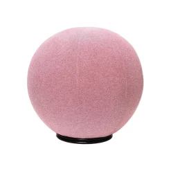 Pouf Palais Royal Tissu Rouge Par Jose Levy / O 65 Cm - Exclusivite Made In Design - Lelievre Paris