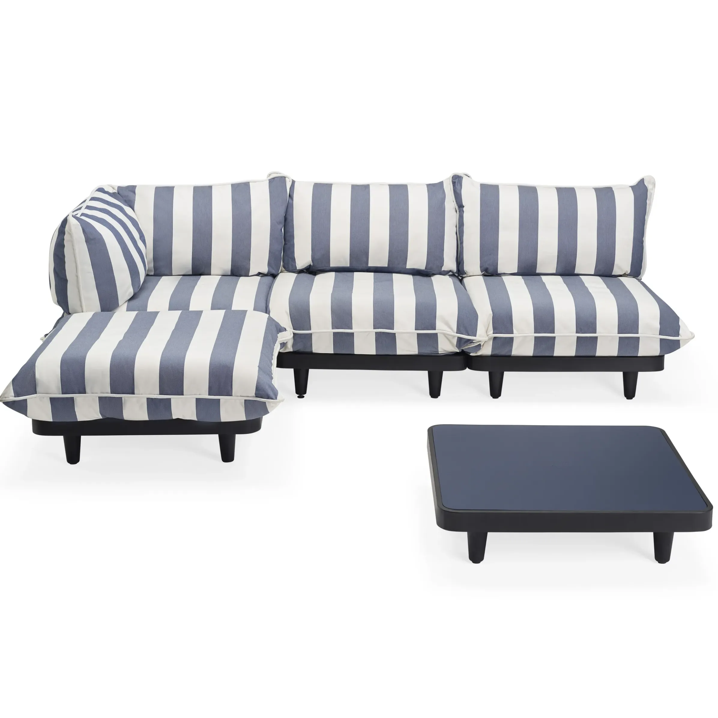 Pouf Paletti Tissu Bleu / 90 X 90 Cm - Fatboy
