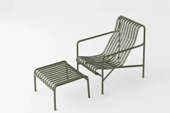 Pouf Palissade Metal Vert / Repose-Pieds  - R & E Bouroullec - Hay