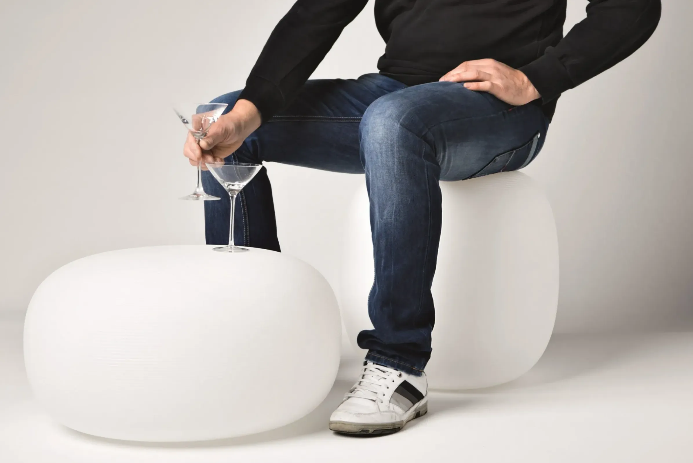 Pouf Pandora Small Plastique / O 55 X H 31 Cm - Myyour