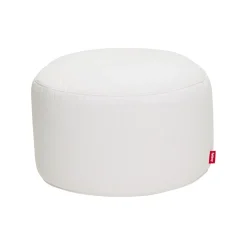 Pouf Point Large Outdoor Tissu Blanc / O 70 X H 40 Cm - Fatboy