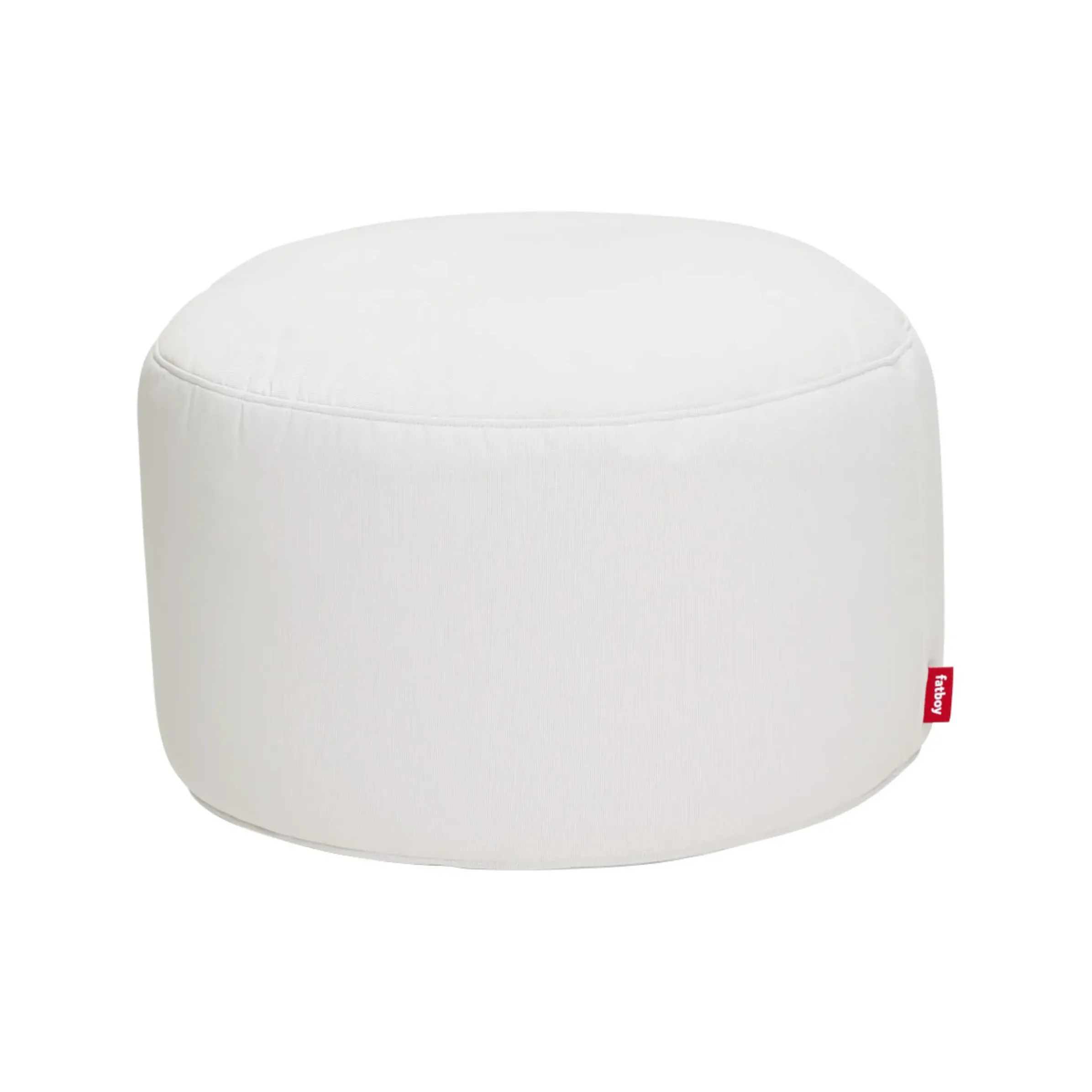 Pouf Point Large Outdoor Tissu Blanc / O 70 X H 40 Cm - Fatboy