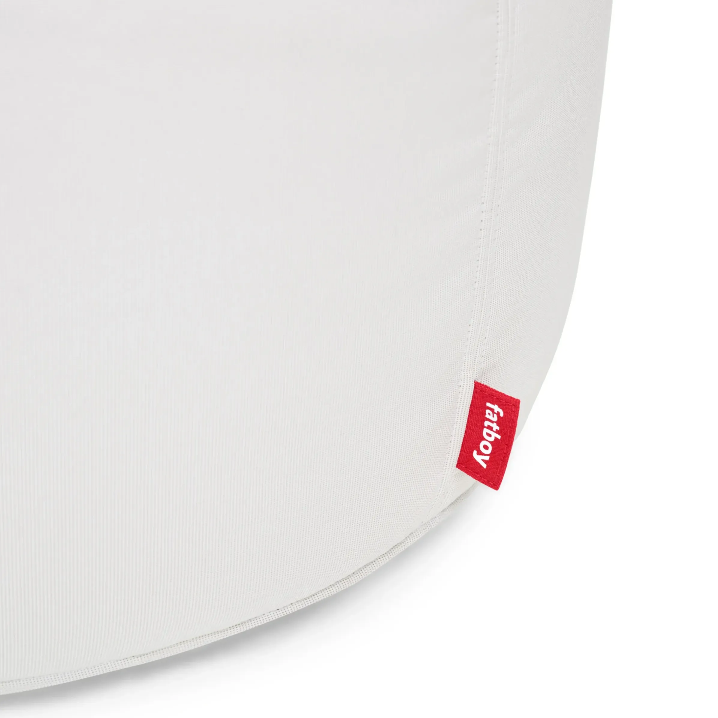 Pouf Point Large Outdoor Tissu Blanc / O 70 X H 40 Cm - Fatboy