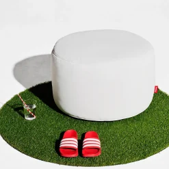 Pouf Point Large Outdoor Tissu Vert / O 70 X H 40 Cm - Fatboy