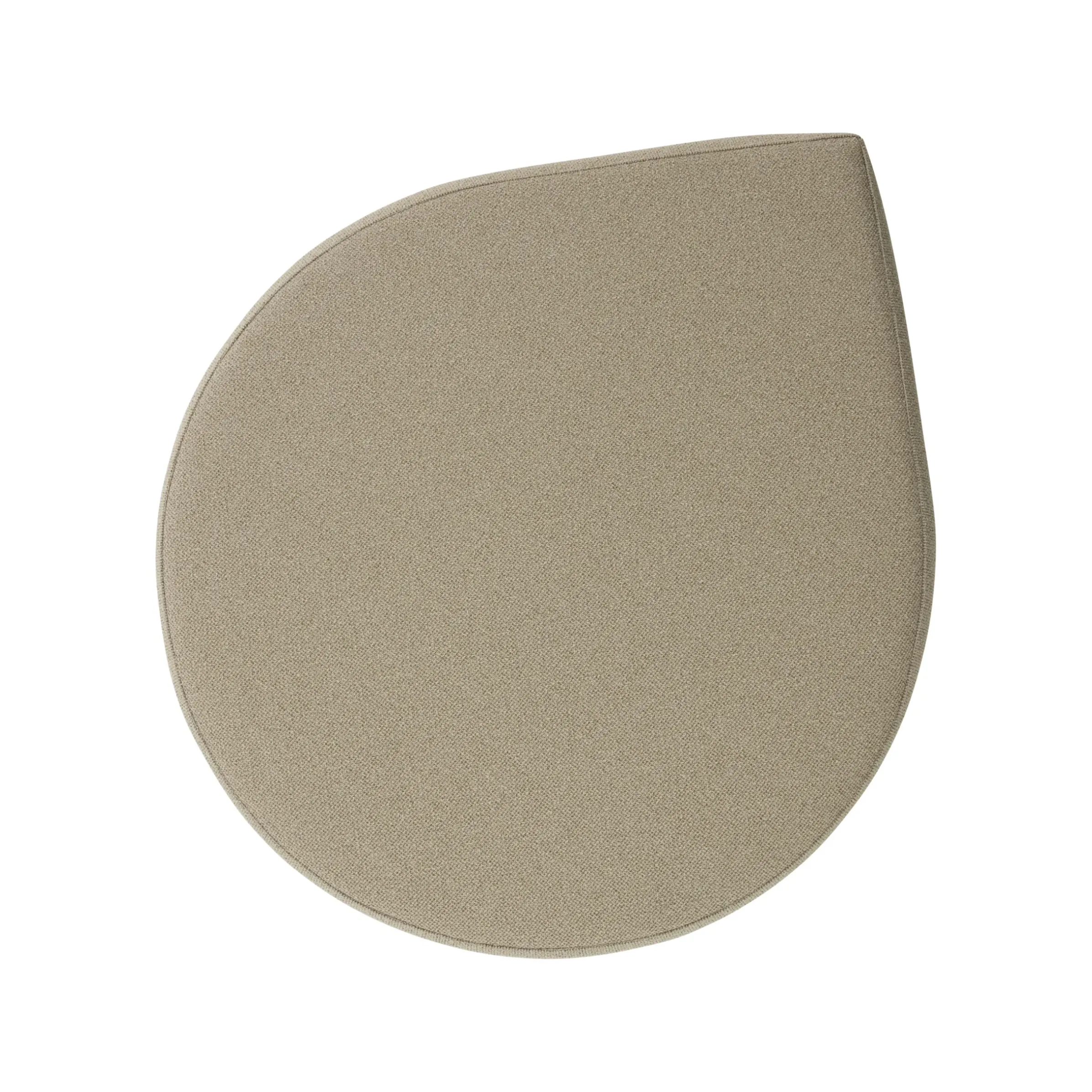 Pouf Stilla Tissu Beige / Polyester Recycle - Aytm