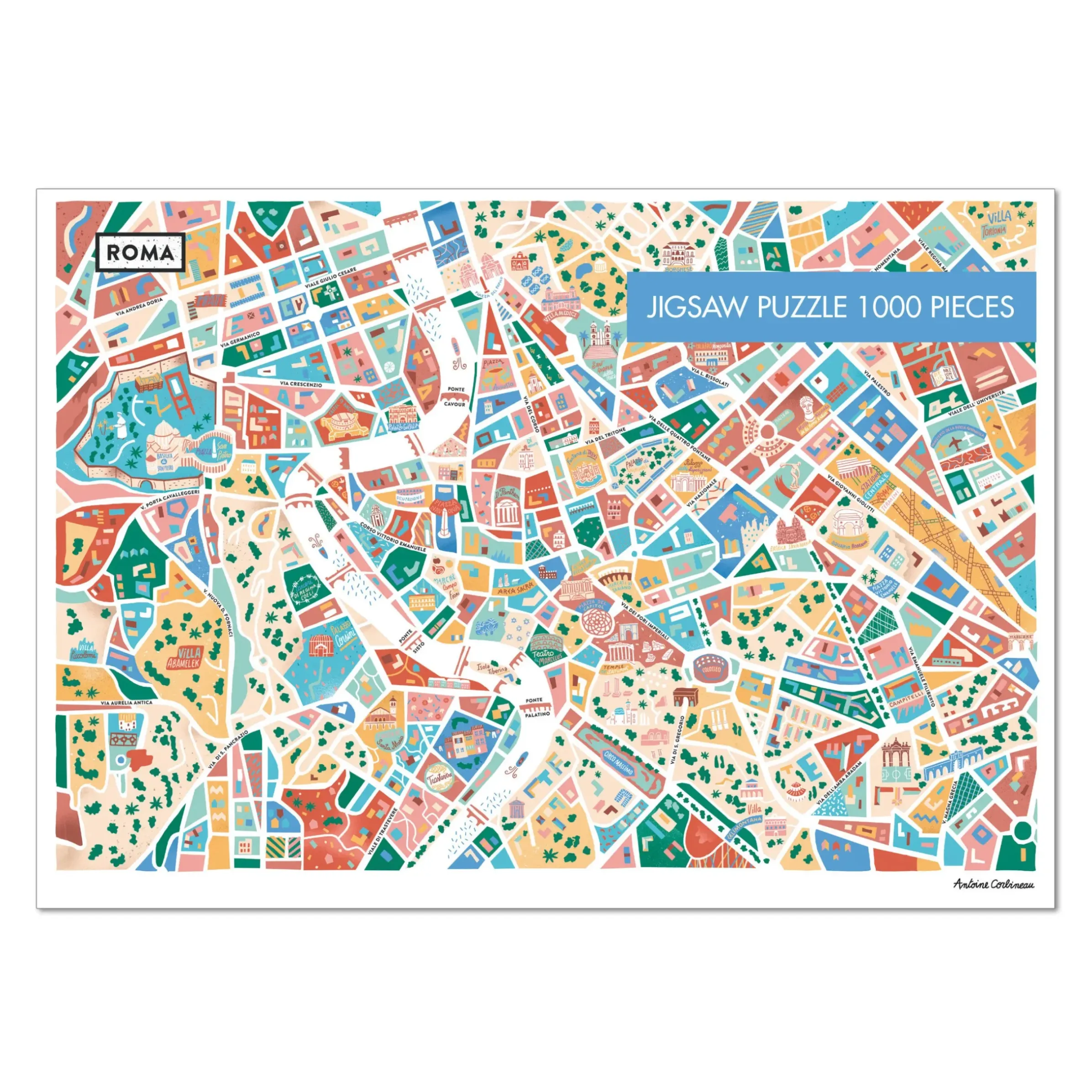 Puzzle Antoine Corbineau - Papier / 68 X 49 Cm - 1000 Pieces - Image Republic