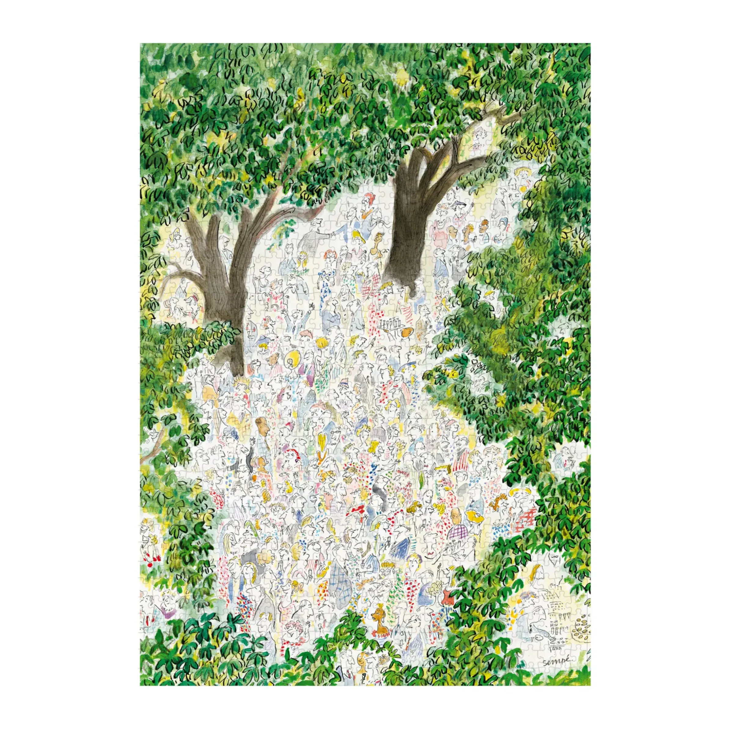 Puzzle Sempe - Papier / 68 X 49 Cm - 1000 Pieces - Image Republic