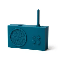 Radio Portable Tykho 3 Plastique Bleu / Enceinte Bluetooth - Lexon