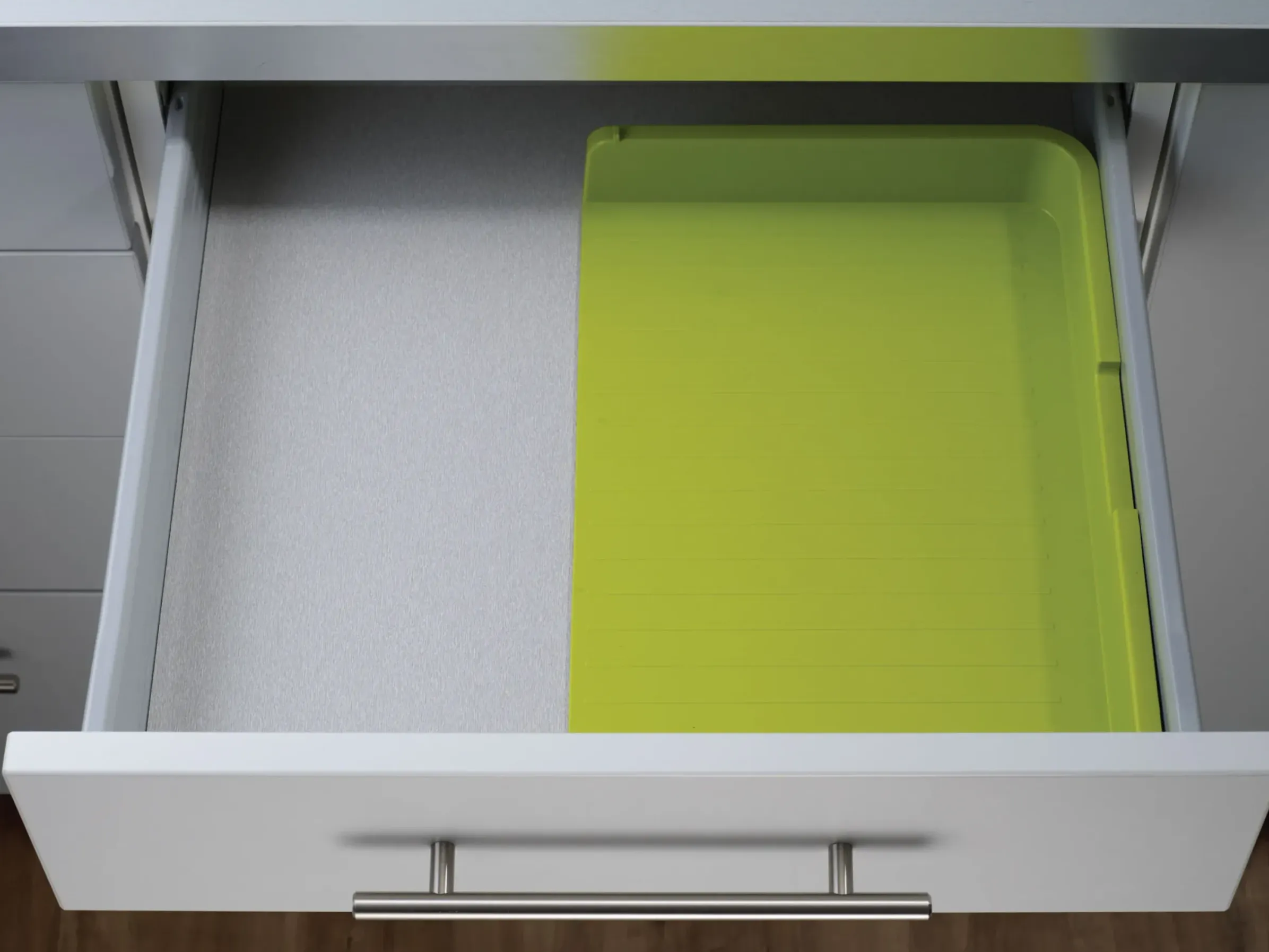 Range-Couverts Drawerstore Plastique Vert / Extensible - Joseph Joseph