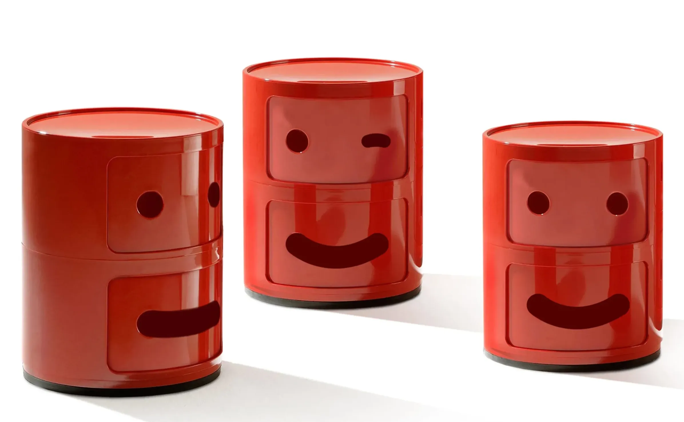 Rangement Componibili Smile N°1 Plastique / 2 Tiroirs - H 40 Cm - Kartell