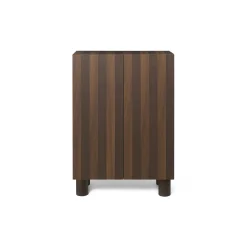 Rangement Post Bois Naturel / L 92 X H 134 Cm - Marqueterie Faite Main - Ferm Living