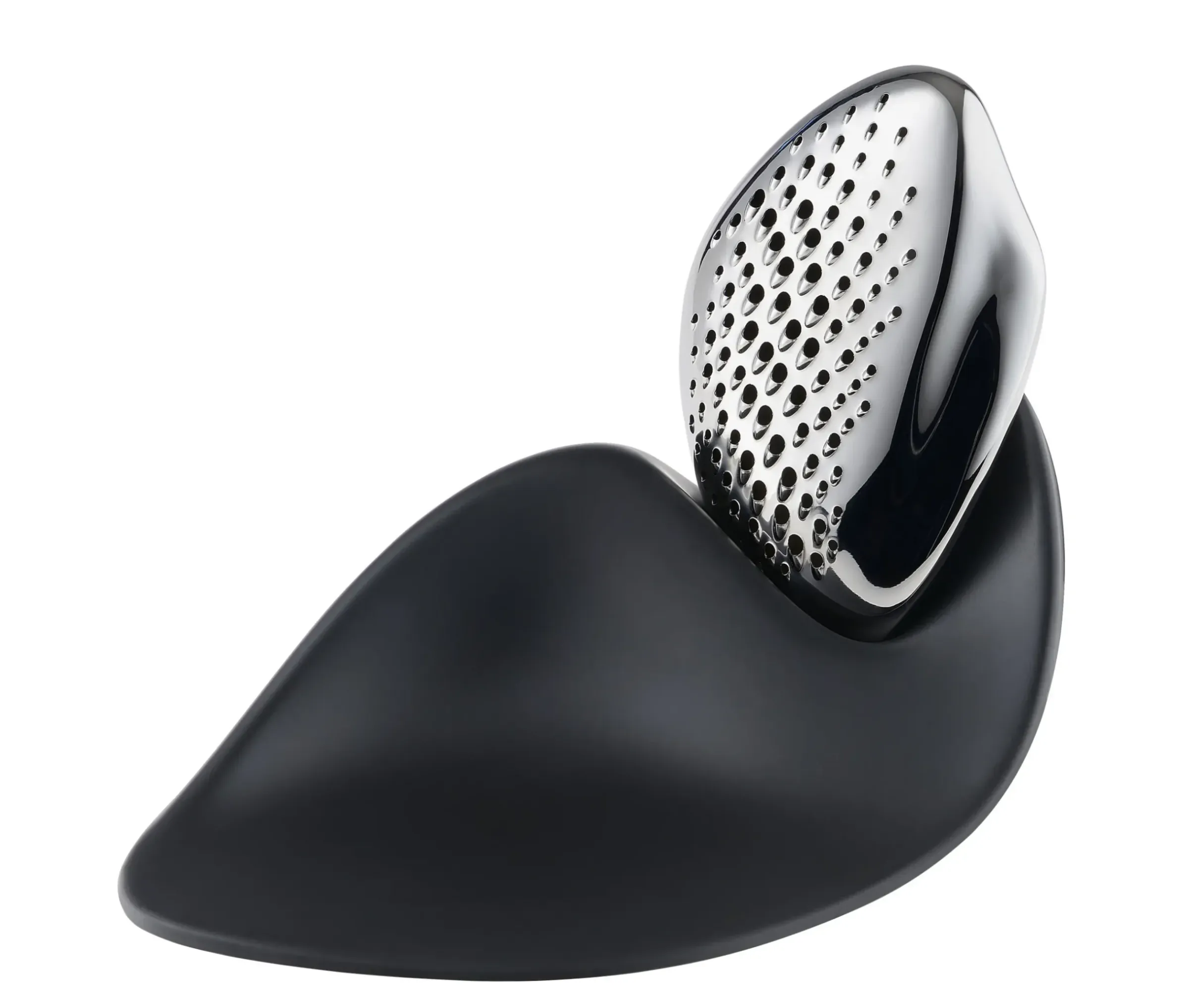 Rape A Fromage Forma Plastique Noir Metal / By Zaha Hadid - Alessi