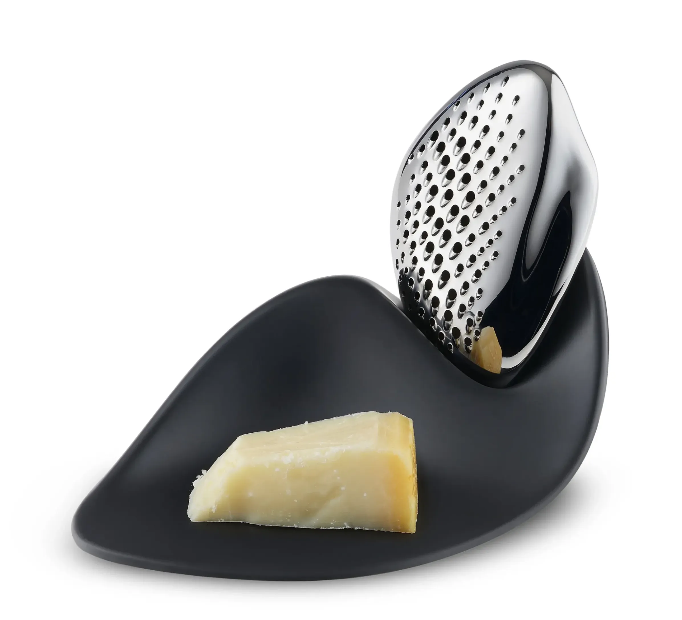 Rape A Fromage Forma Plastique Noir Metal / By Zaha Hadid - Alessi