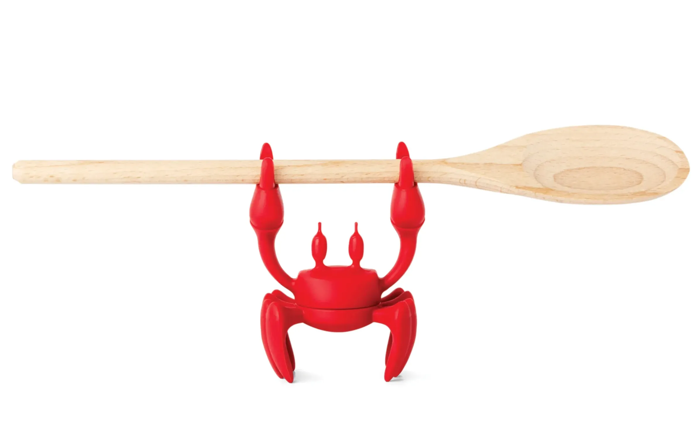Repose-Cuillere Red Le Crabe Plastique/ Echappe-Vapeur - Pa Design