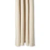 Rideau De Douche Chambray Striped Tissu Beige / 160 X H 205 Cm - Coton Enduit - Ferm Living