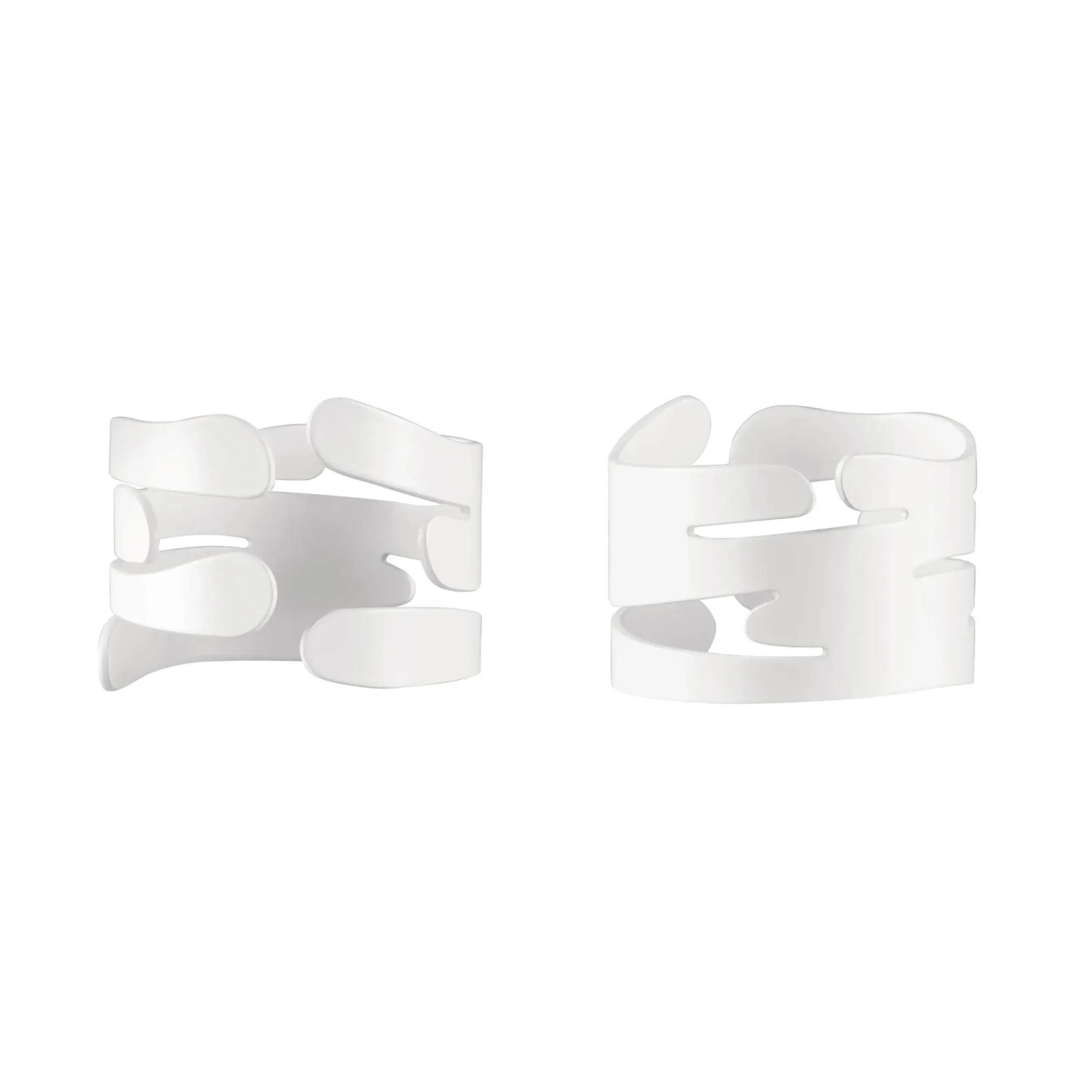 Rond De Serviette Barkring Metal/ Set De 2 - Acier - Alessi