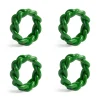Rond De Serviette Braid Plastique/ Set De 4 - Polyresine - & Klevering