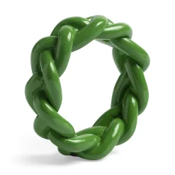 Rond De Serviette Braid Plastique/ Set De 4 - Polyresine - & Klevering