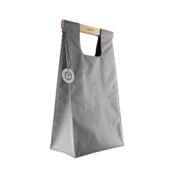 Sac De Tri De Dechets Tissu Gris / 28 L - Nylon & Bois - Eva Solo